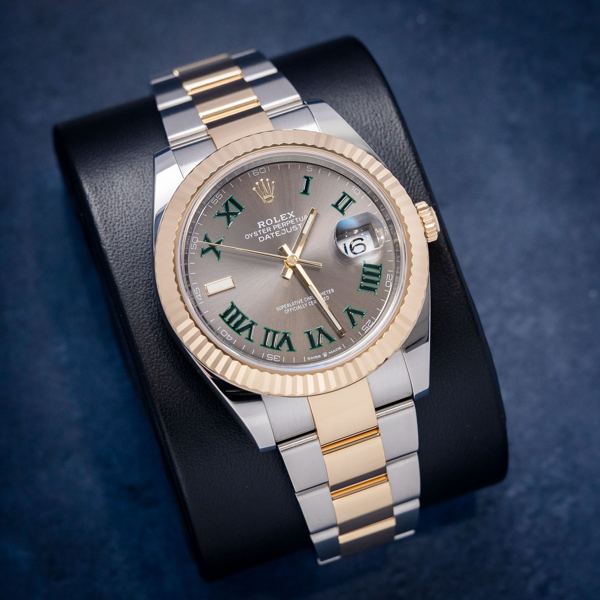 Rolex Datejust 126333 Steel & Yellow Gold – dial close-up