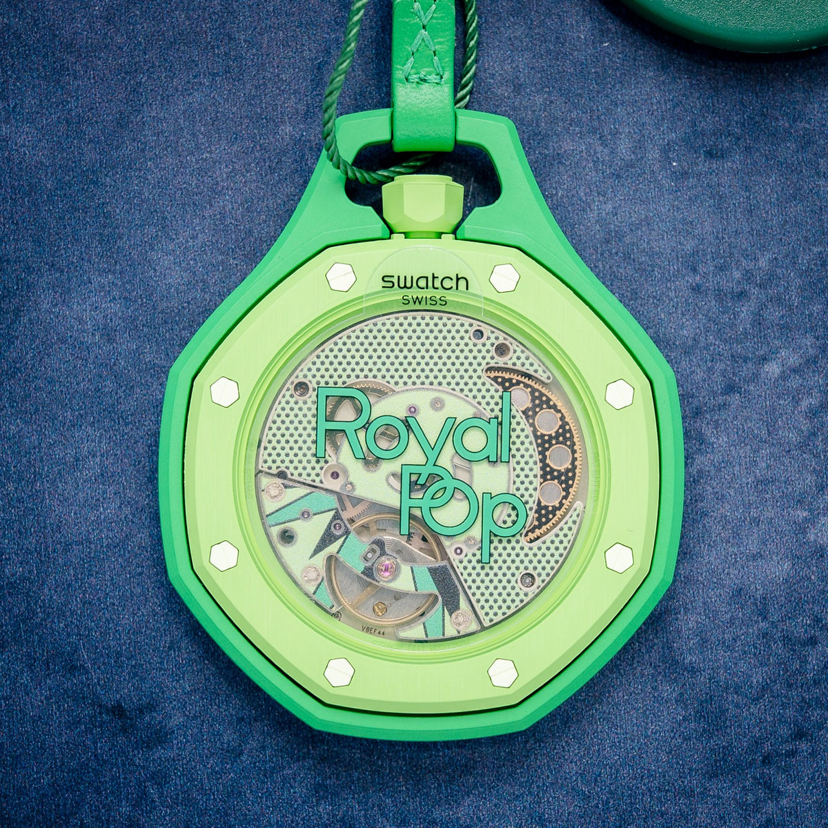 Audemars Piguet X Swatch Pink – dial close-up