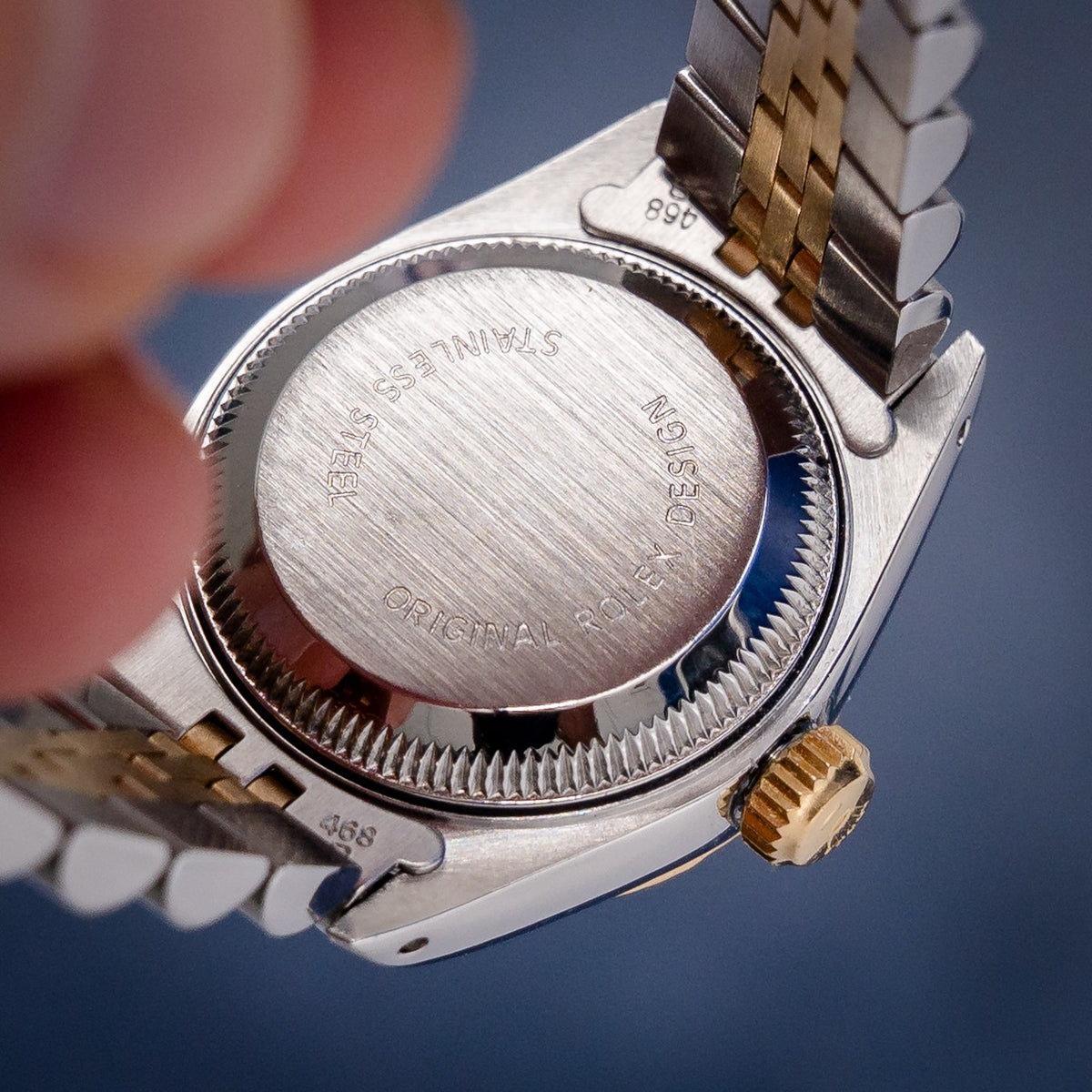 Rolex Datejust 69173 Steel & Yellow Gold Blue Jubilee Dial – bracelet