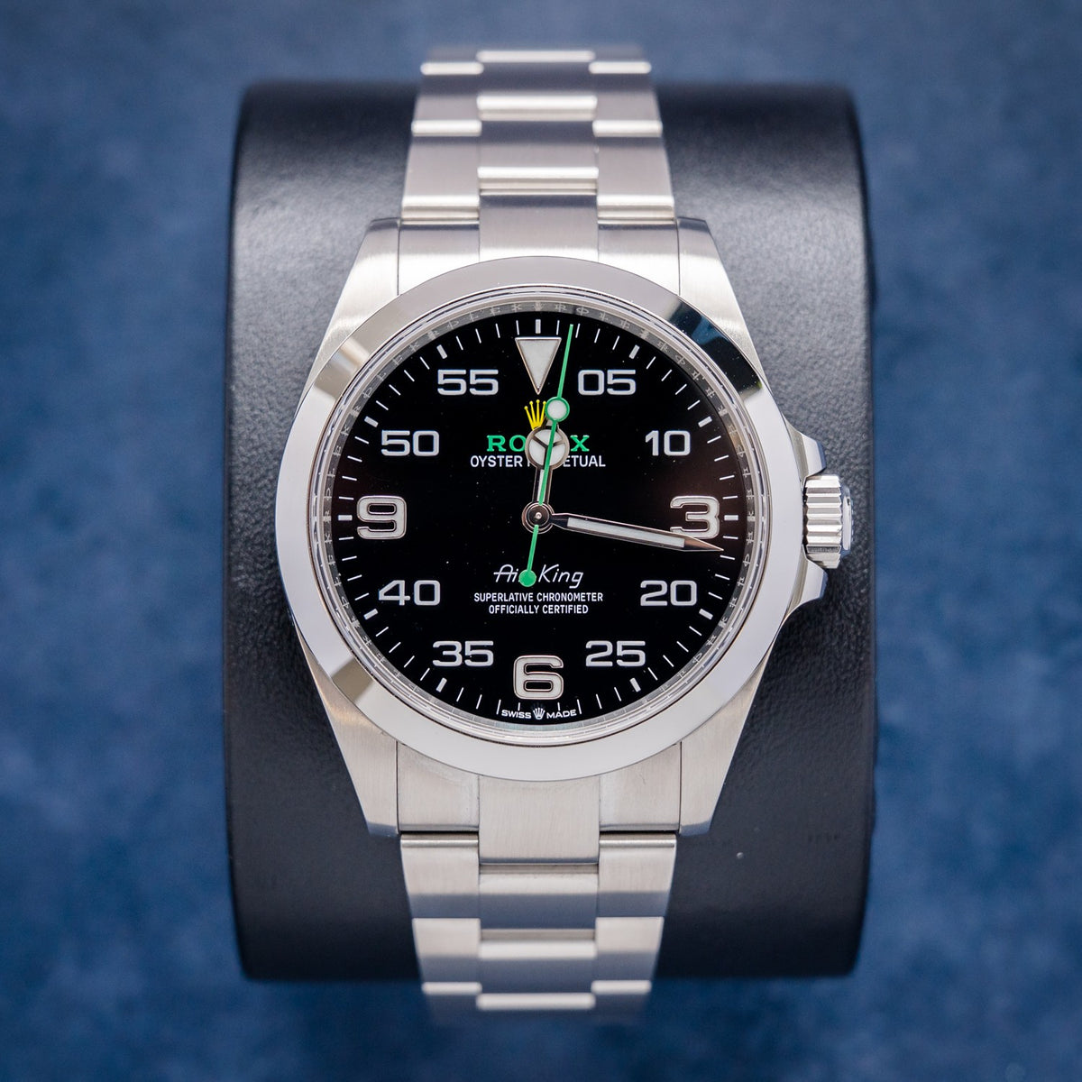 Rolex Air-King 126900 Steel Black Dial – front