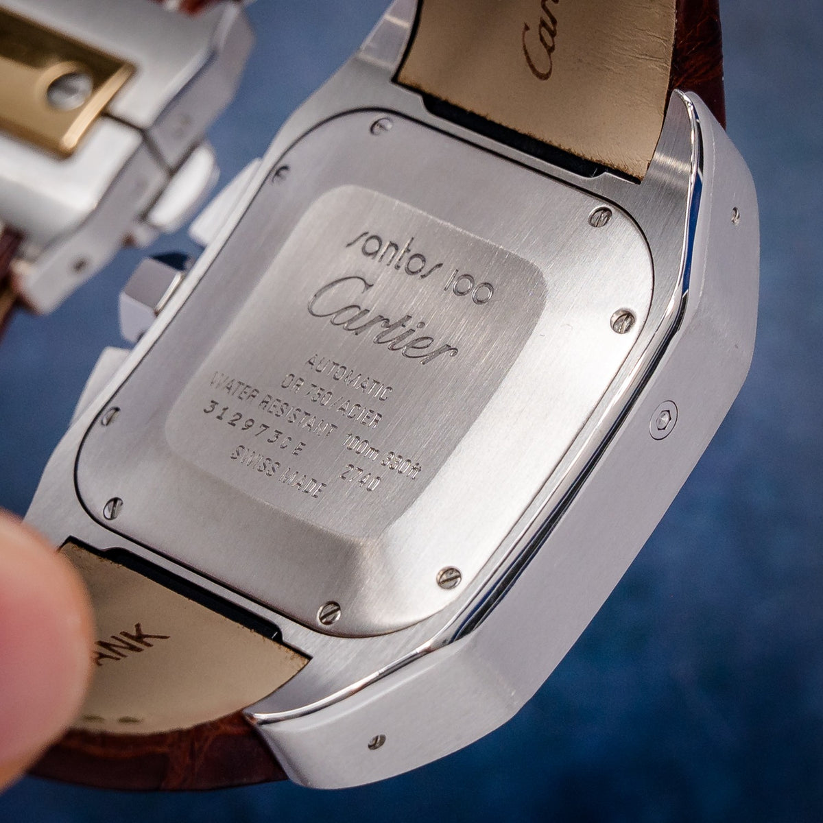 Cartier Santos 100 XL 2740 Steel & Yellow Gold – bracelet