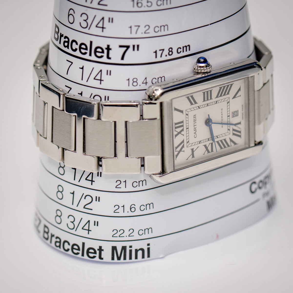 Cartier Tank Solo XL W5200027 Steel – clasp