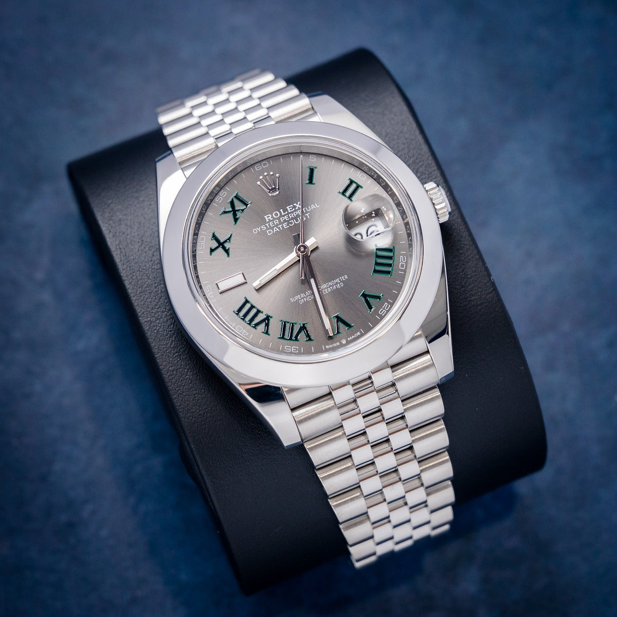 Rolex Datejust 126300 Steel – dial close-up