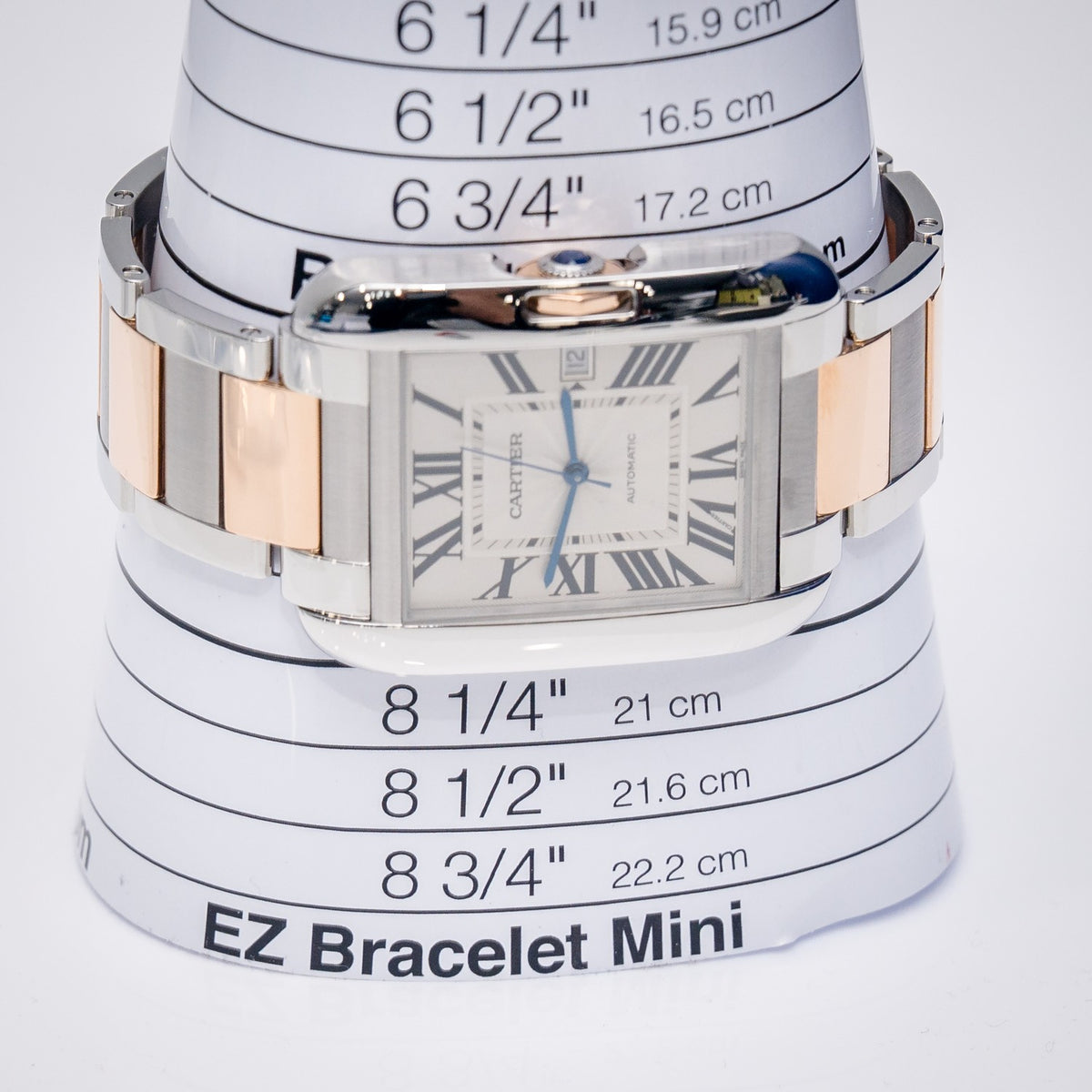 Cartier Santos Tank Anglaise W5310006 Steel & Rose Gold – box & papers