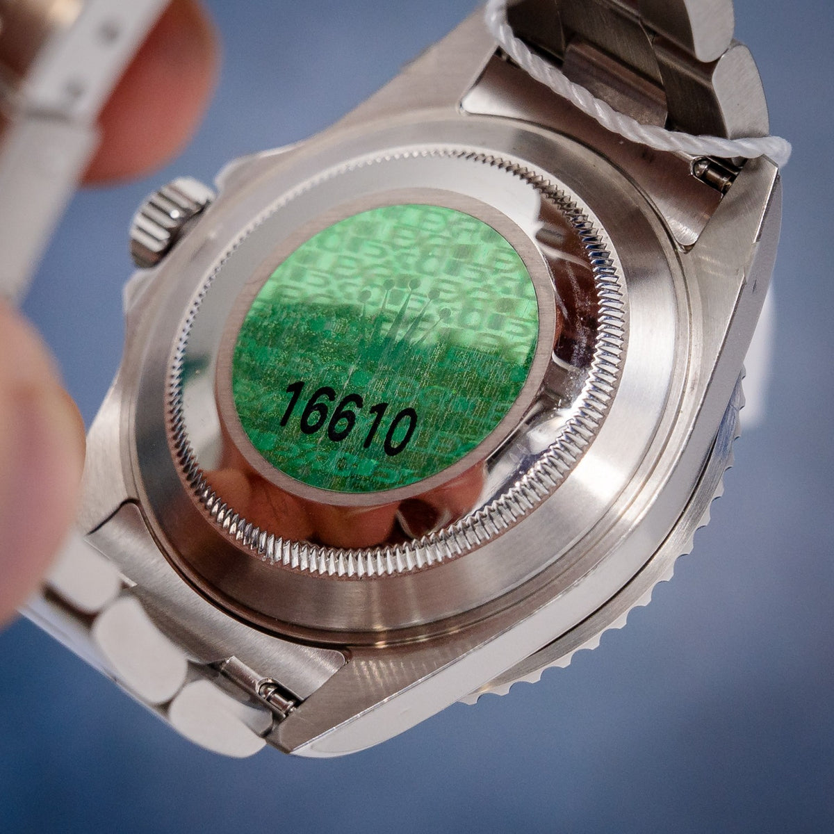 Rolex Submariner Date 16610 Steel – caseback