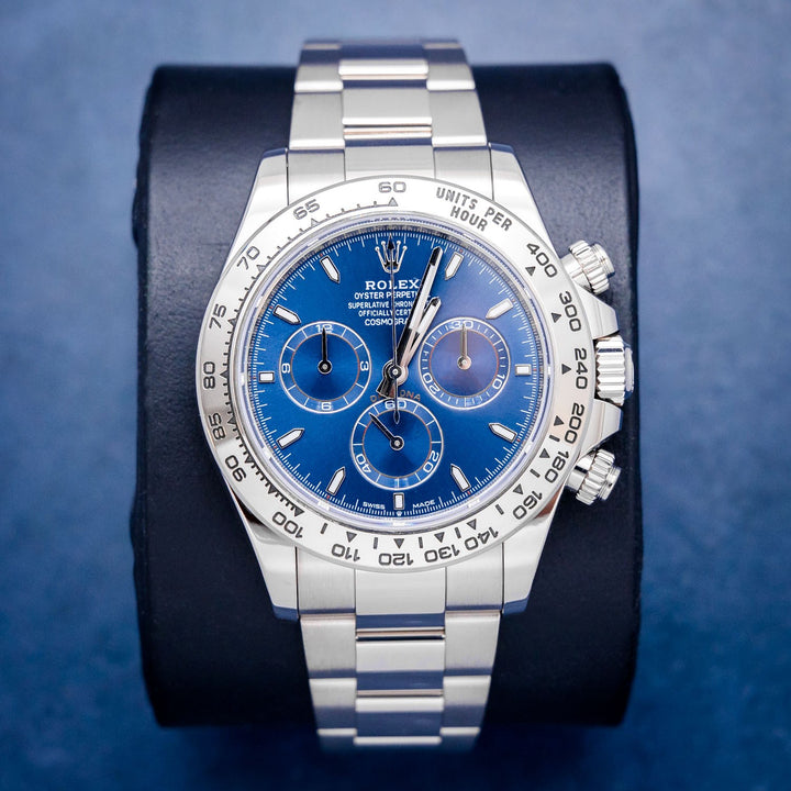 Rolex Daytona 126509 White Gold Blue Dial – front