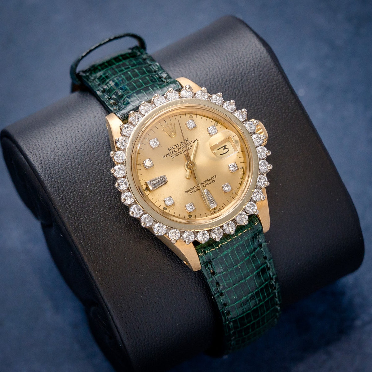 Rolex Datejust 6917 Yellow Gold – dial close-up