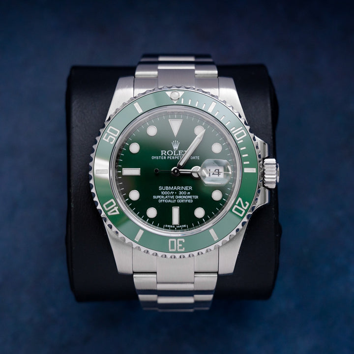 Rolex Submariner 116610LV Steel Green Dial – front