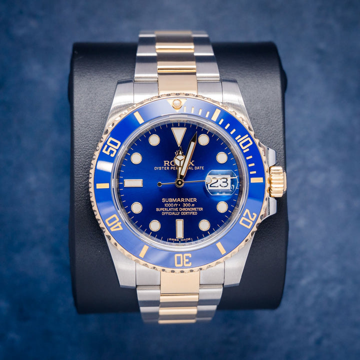 Rolex Submariner 116613LB Steel & Yellow Gold Blue Dial – front