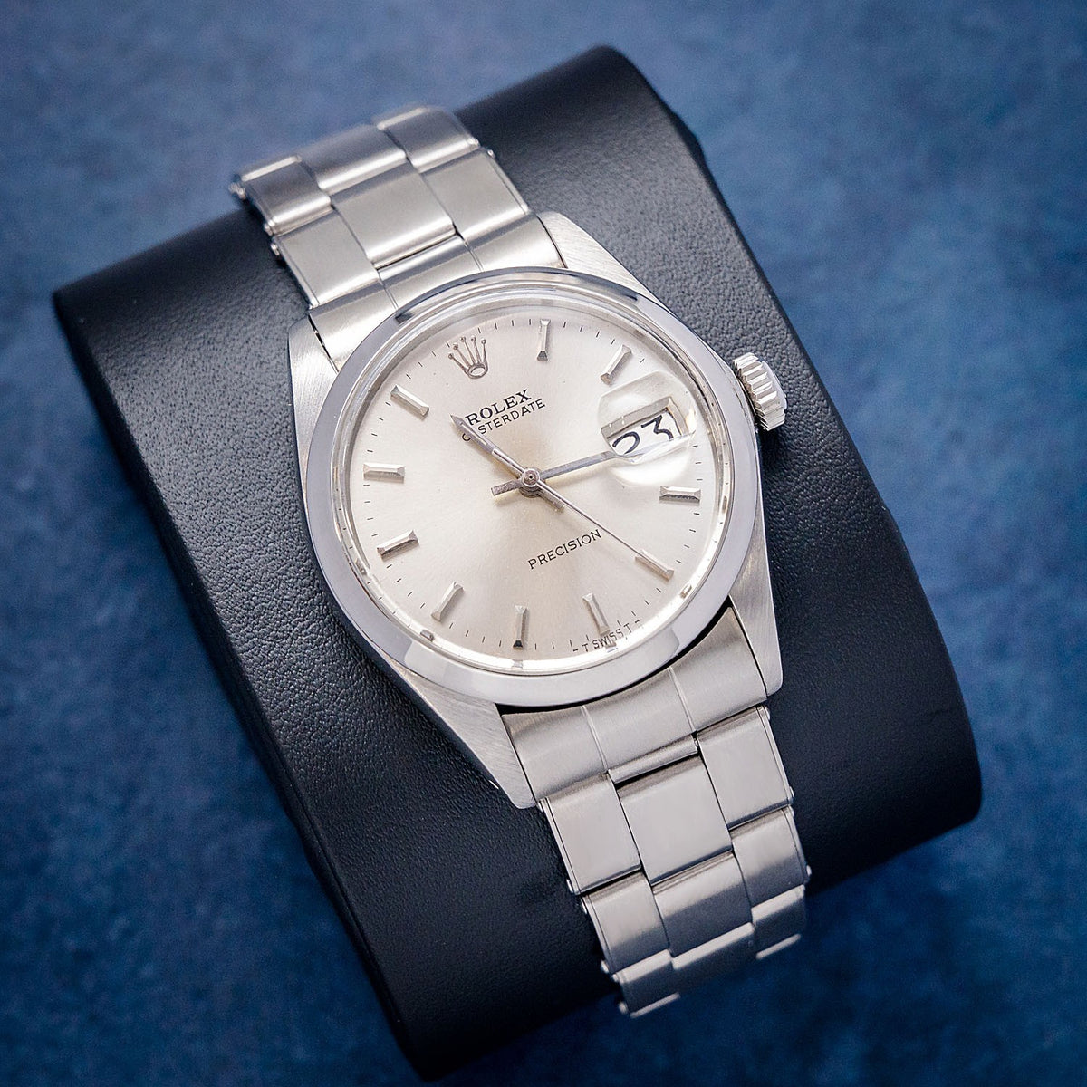 Rolex Oysterdate 6694 – dial close-up