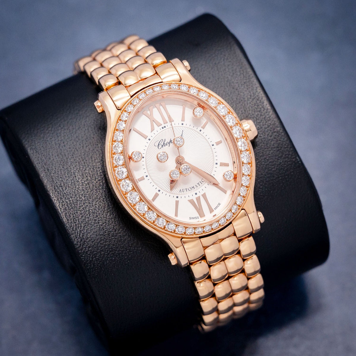 Chopard Happy Sport 275362-5005 Rose Gold – dial close-up