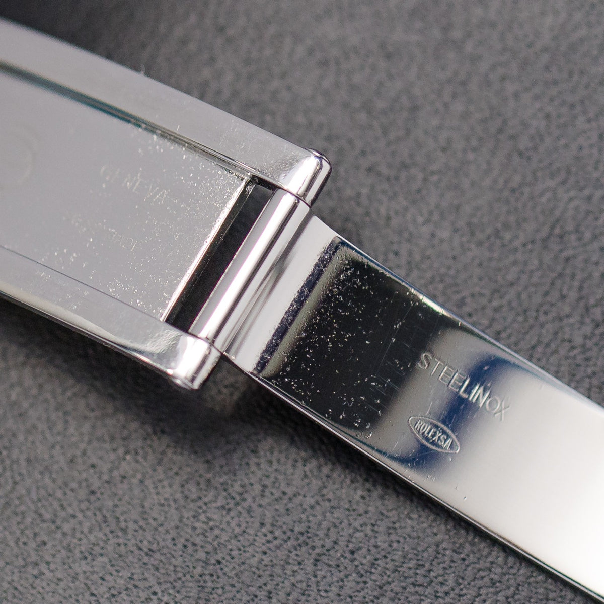Rolex Datejust 116200 Steel Black Index Dial – detail