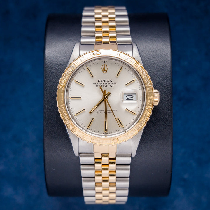 Rolex Turn-O-Graph 16253 w/ Holes on 75% Jubilee Steel & Yellow Gold – front
