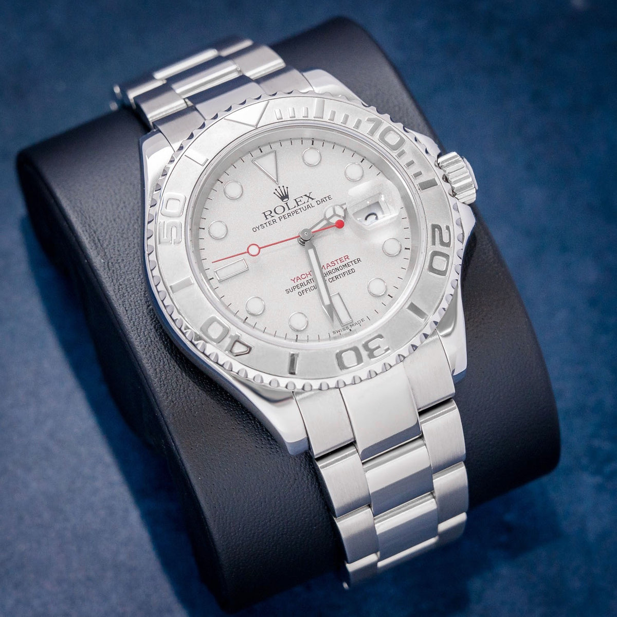 Rolex Yacht-Master 16622 Steel – dial close-up