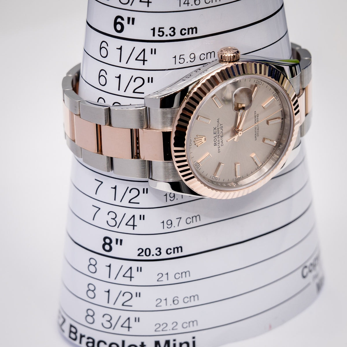 Rolex Datejust 126331 Steel & Rose Gold – detail