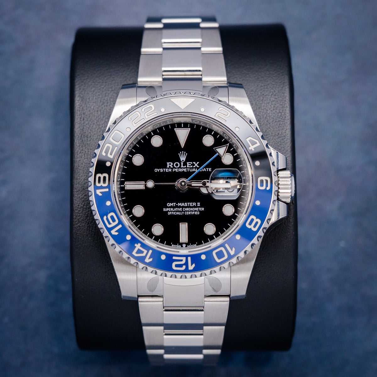 Rolex GMT-Master II 126710BLNR – front