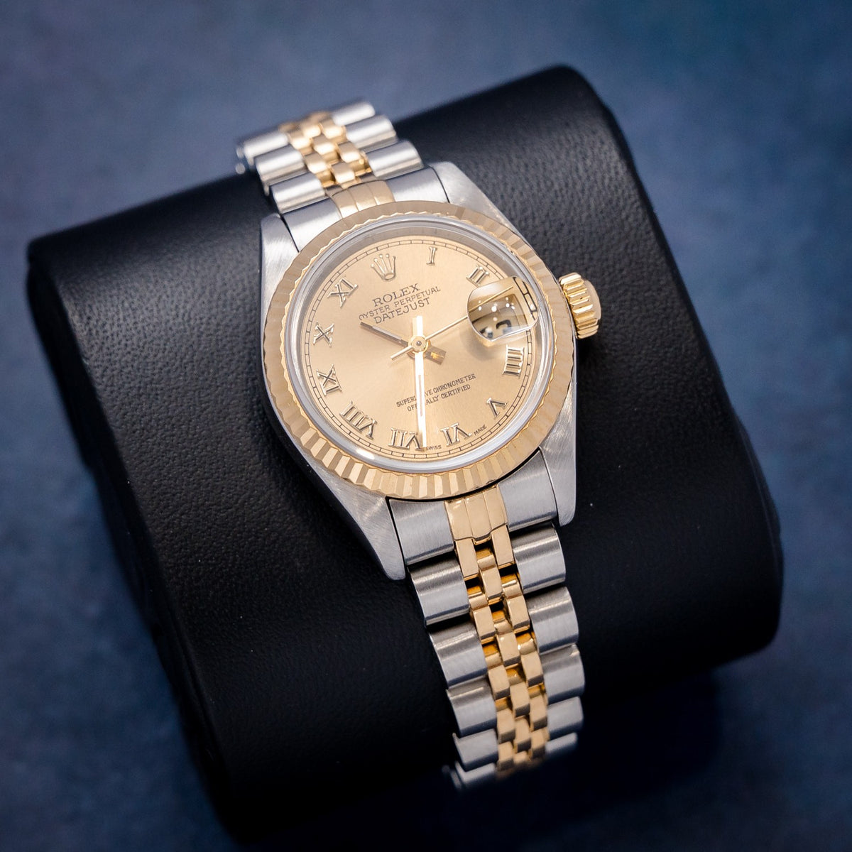 Rolex Datejust 69173 Steel & Yellow Gold – dial close-up