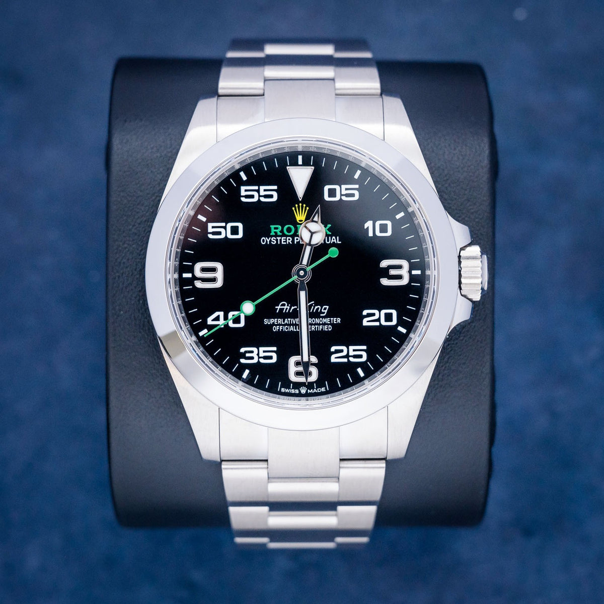Rolex Air-King 126900 Steel Black Dial – front