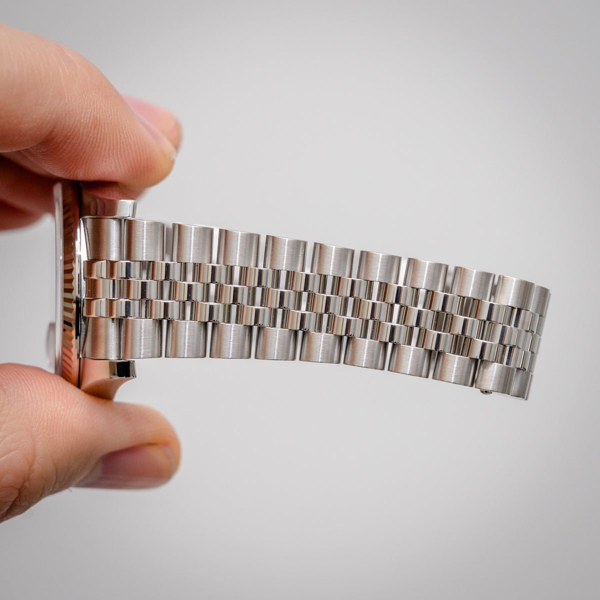 Rolex Datejust 116234 Steel & White Gold Silver Roman Dial – bracelet