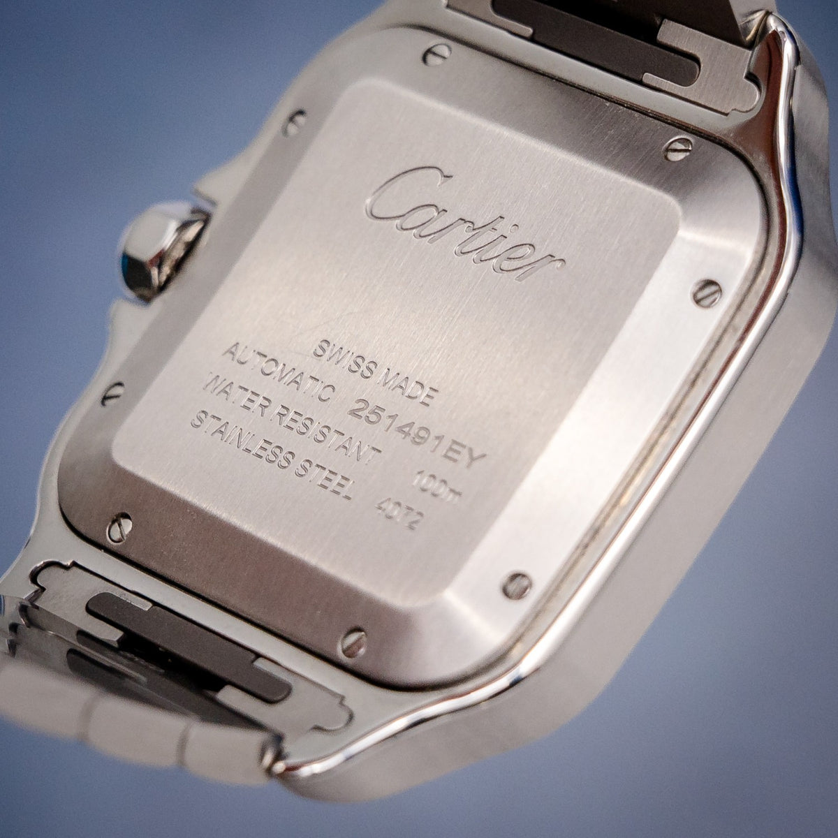 Cartier Santos Large WSSA0062 4072 Green Dial – bracelet