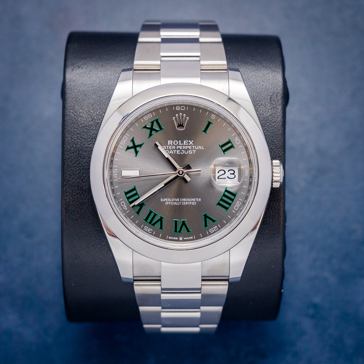 Rolex Datejust 126300 Slate Dial – front