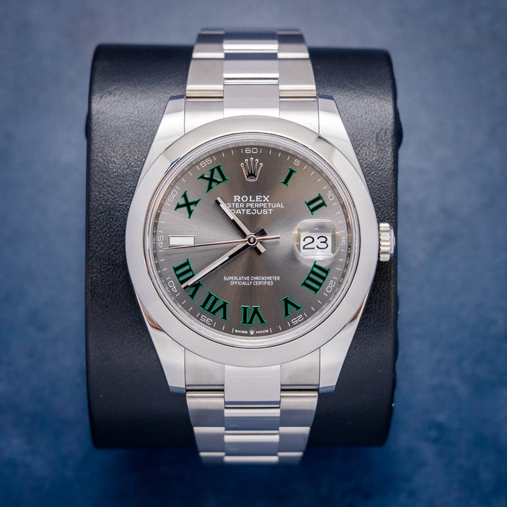 Rolex Datejust 126300 Slate Dial – front