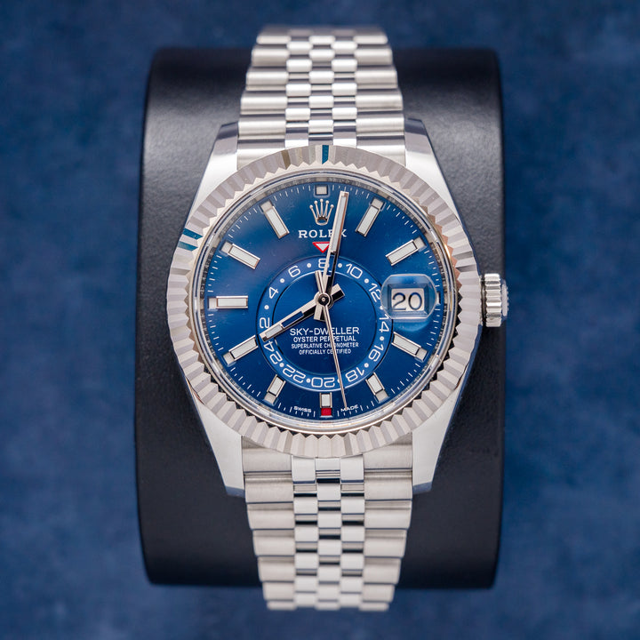 Rolex Sky-Dweller 326934 Steel Blue Dial – front