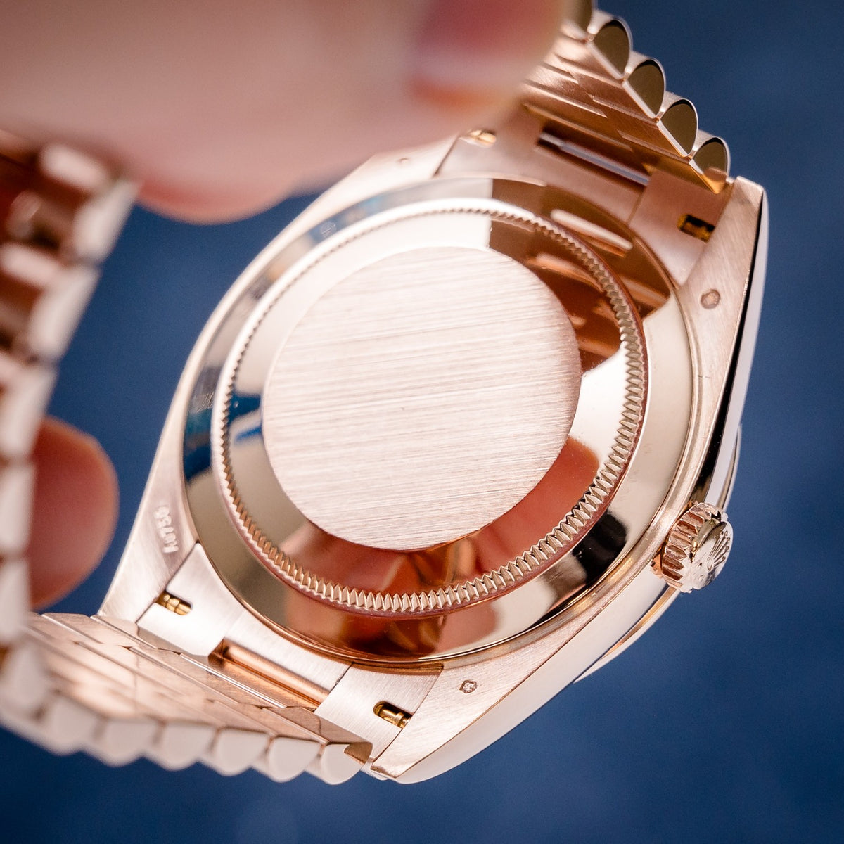 Rolex Day-Date 228345RBR Rose Gold Pave Diamond Dial – box & papers
