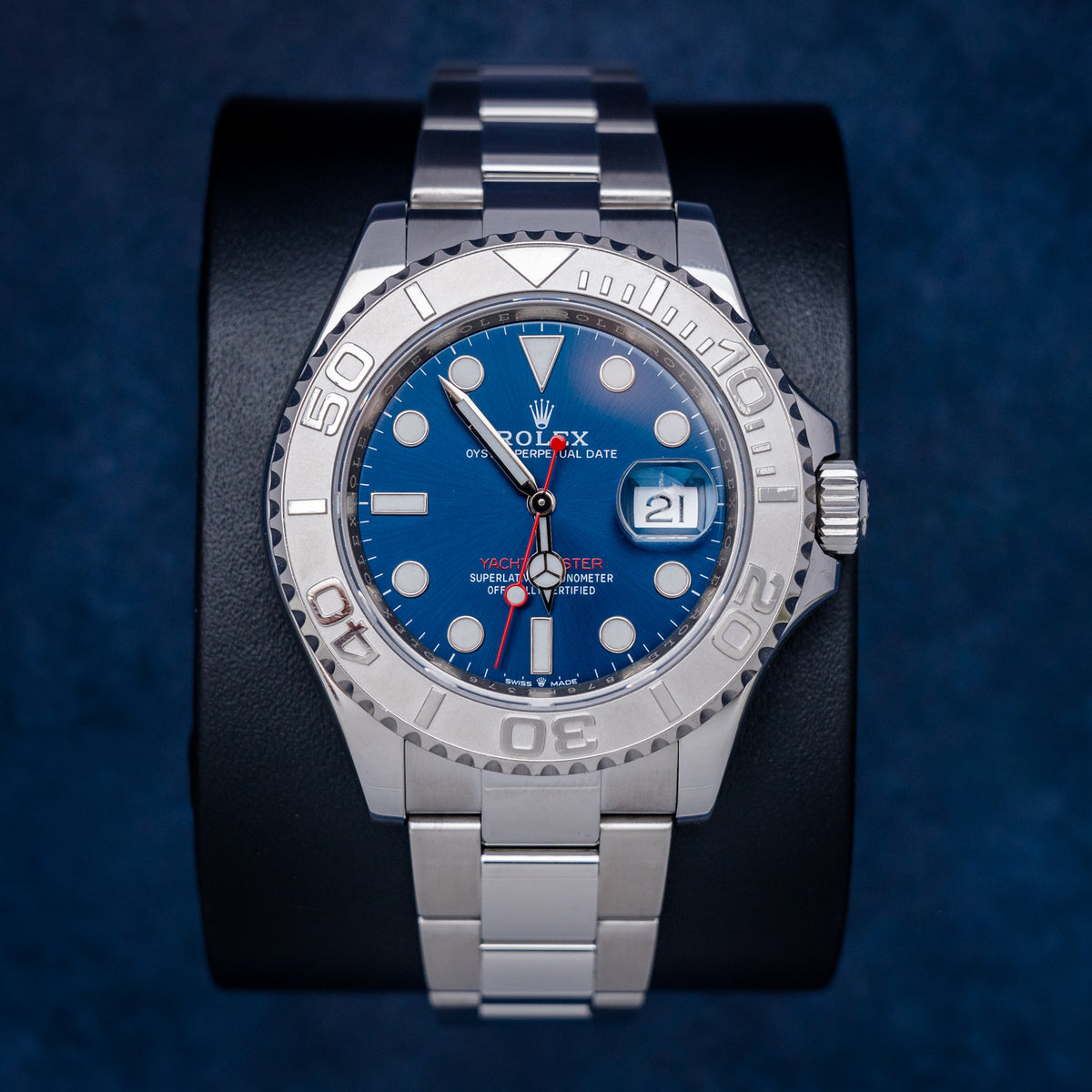 Rolex Yacht-Master 126622 Platinum Platinum Blue Dial – front