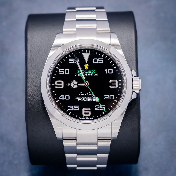 Rolex Air-King 126900 Steel Black Dial – front