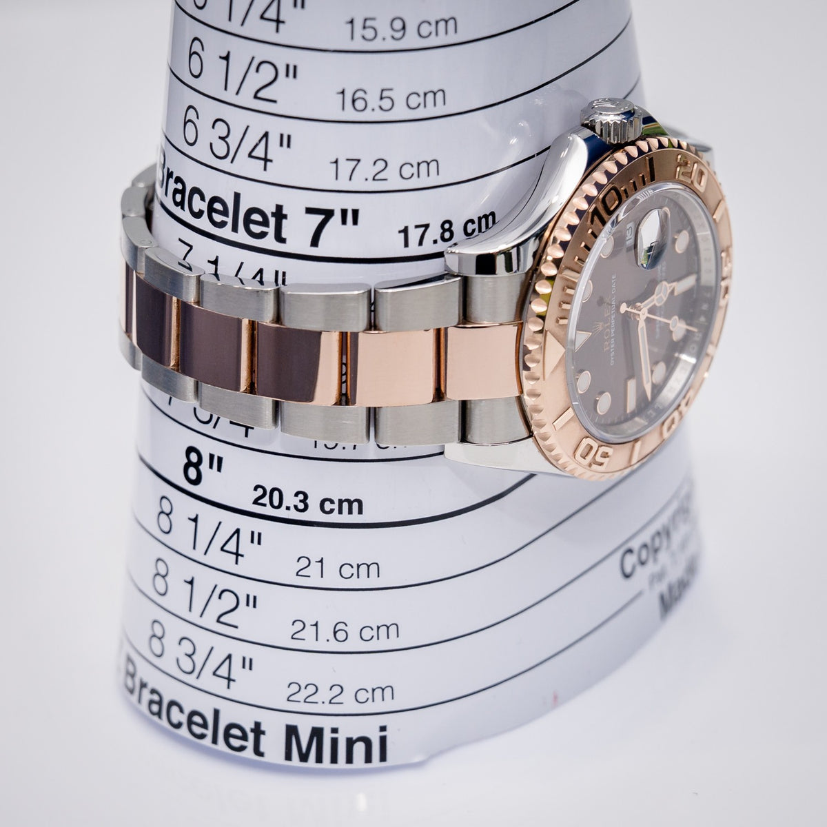 Rolex Yacht-Master 126621 Steel & Rose Gold Chocolate Dial – detail