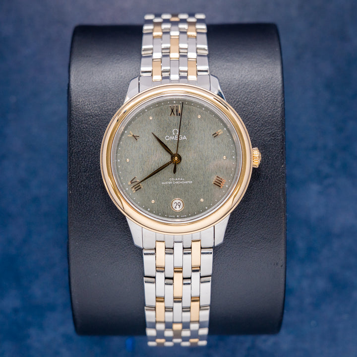 Omega De Ville Prestige 434.20.34.20.10.001 Steel & Yellow Gold – front