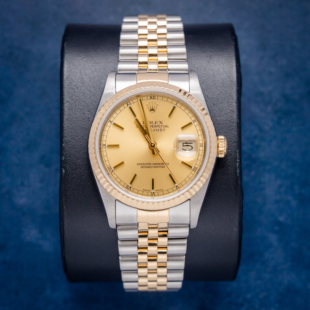 Rolex Datejust 16233 Steel & Yellow Gold – front