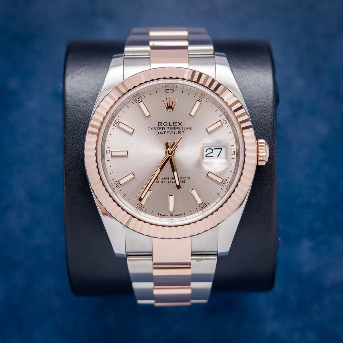Rolex Datejust 126331 Steel & Rose Gold – front