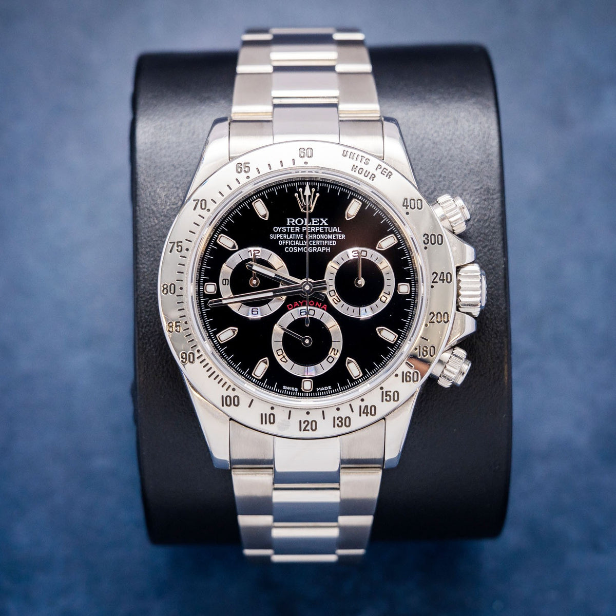 Rolex Daytona 116520 Steel Black Dial – front
