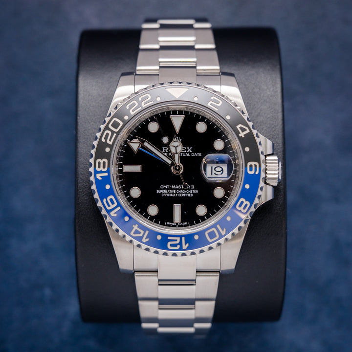 Rolex Batman GMT-Master II 116710BLNR Steel – front