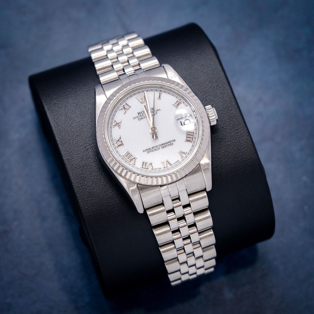 Rolex Datejust 68274 Steel – dial close-up