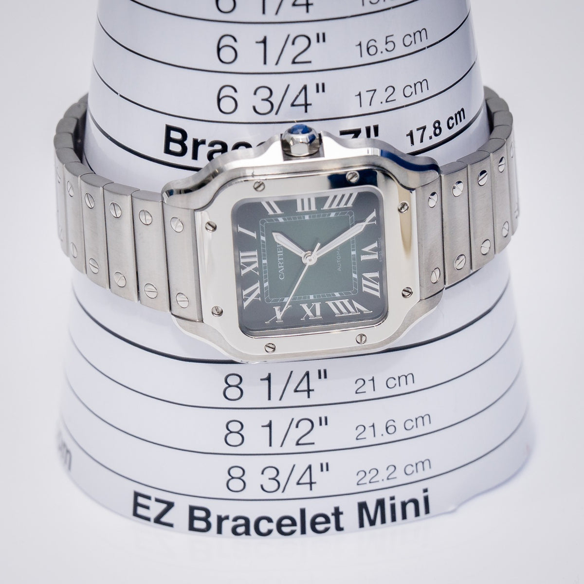 Cartier Santos WSSA0061 Santos Green Dial – bracelet