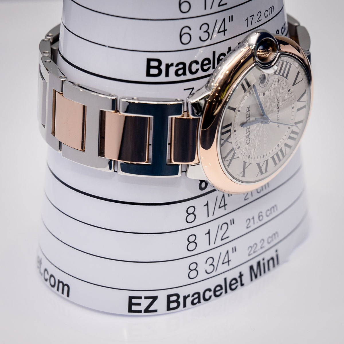 Cartier Ballon Bleu W2BB0004 Steel & Rose Gold Roman Dial – box & papers