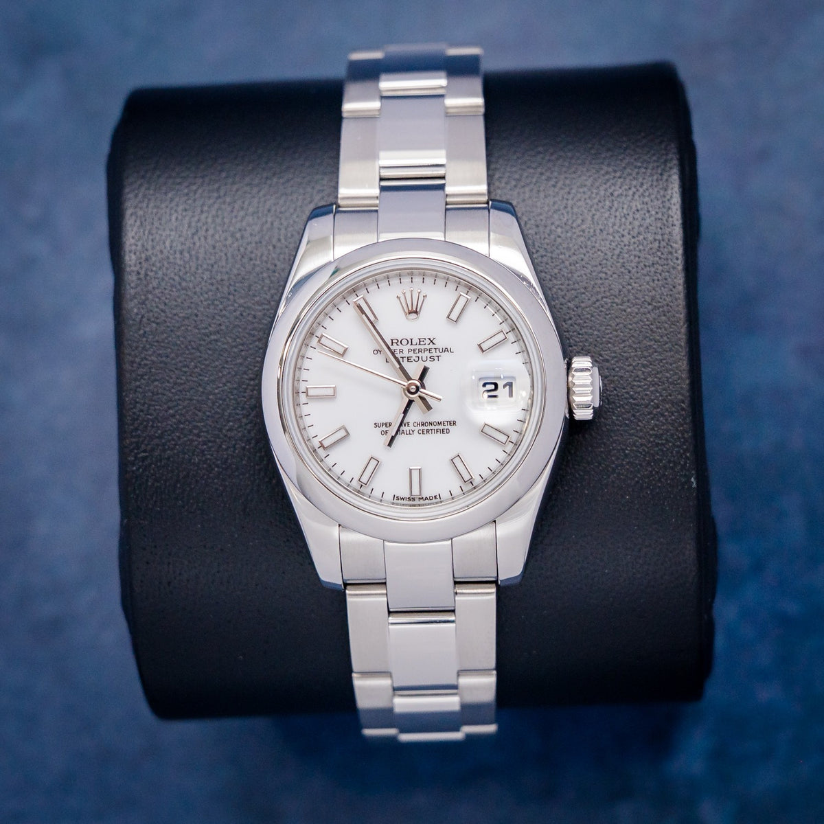 Rolex Datejust 179160 Steel Index Dial – front