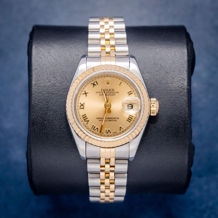 Rolex Datejust 69173 Steel & Yellow Gold – front