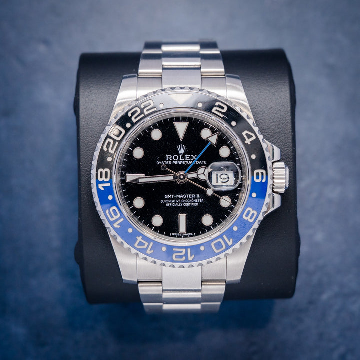 Rolex Batman GMT-Master II 116710BLNR Steel – front