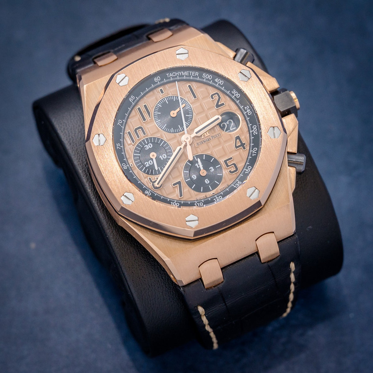 Audemars Piguet Royal Oak Offshore 26470OR.OO.A002CR.01 Rose Gold – dial close-up