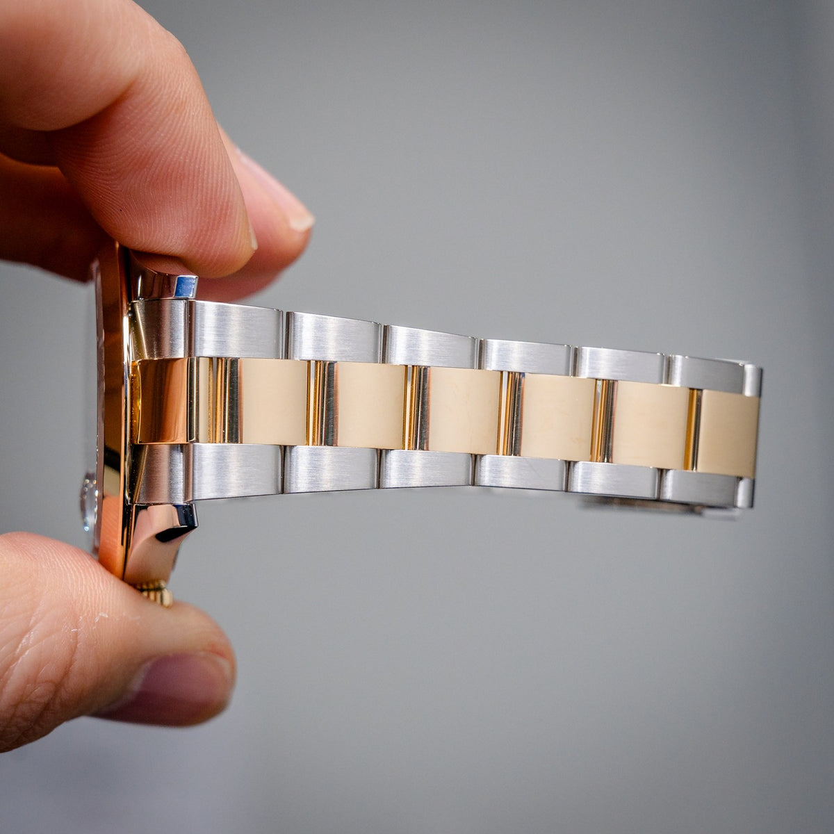Rolex Datejust 126303 Steel & Yellow Gold Wimbledon Dial – bracelet