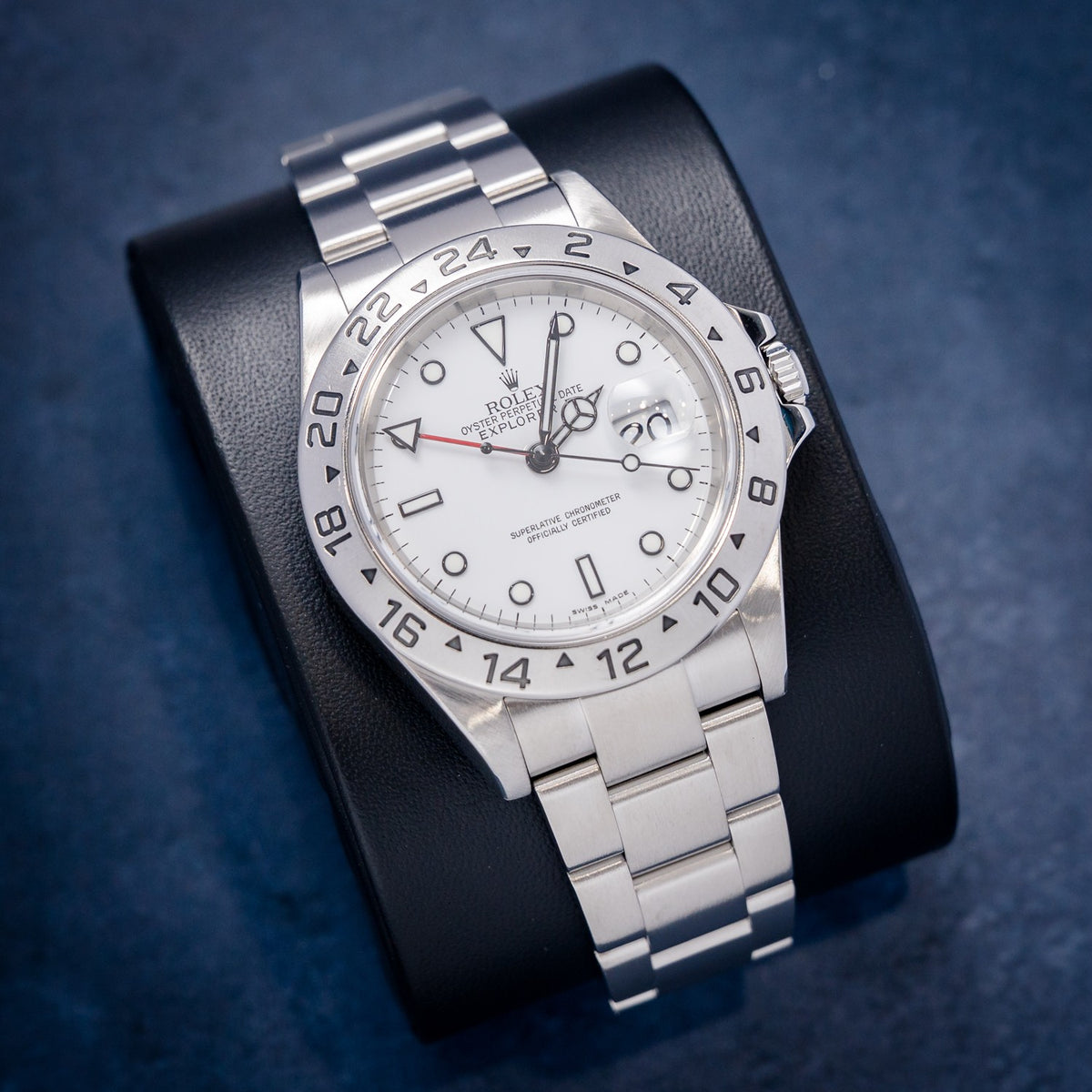 Rolex Explorer II 216570 Steel – dial close-up