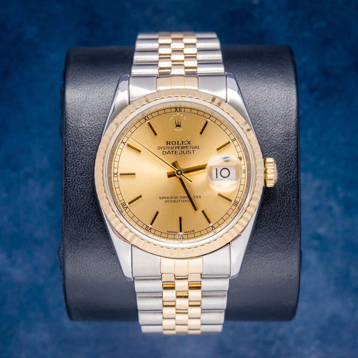 Rolex Datejust 16233 Steel & Yellow Gold – front