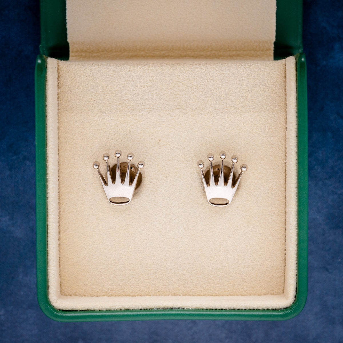Rolex Crown Cufflinks (A1019) - 18K White Gold Unworn - Box & 2025 Card - ebay