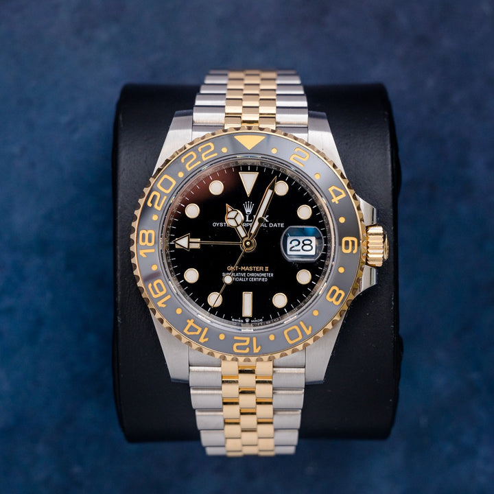Rolex GMT-Master II 126713GRNR Steel & Yellow Gold – front