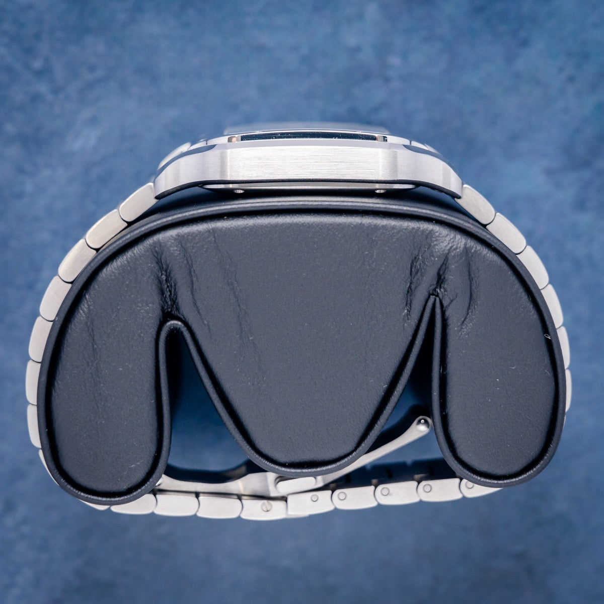 Cartier Santos Large WSSA0065 Steel Chocolate Gradient Dial – detail