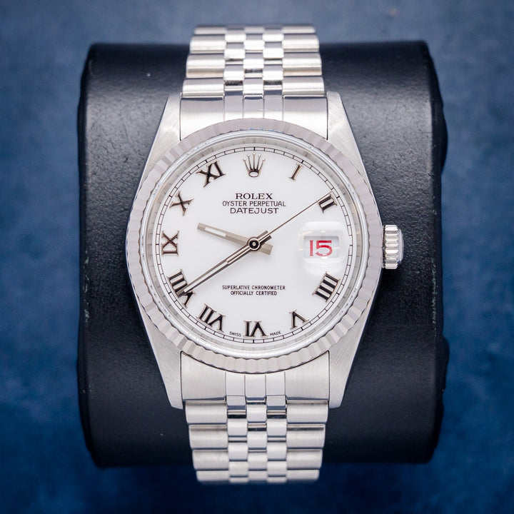Rolex Datejust 16234 Roman Dial – front